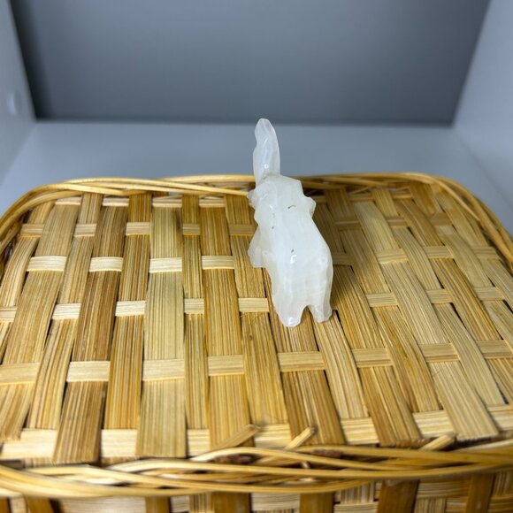 small elephant figurine made of quartz - Picture 5 of 5